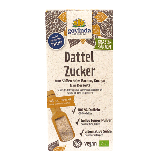 Datľový cukor práškový bio 400g Govinda
